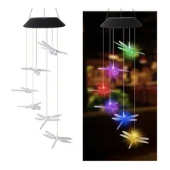 GENERICO - Lampara Colgante Led Solar Colores Jardín Terrazaf244c