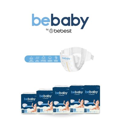 Imagen 2 del producto Pañales BeBaby Premium By XXG 56u Hipoalergénico