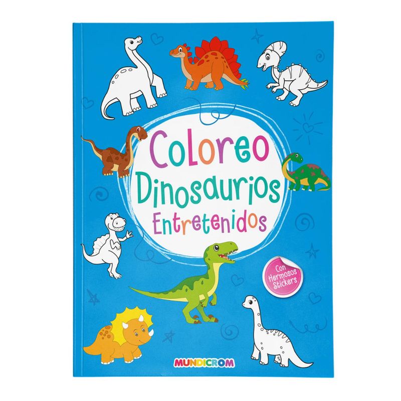 MUNDICROM - COLOREO DINOSAURIO ENTRETENIDOS... NEÓN