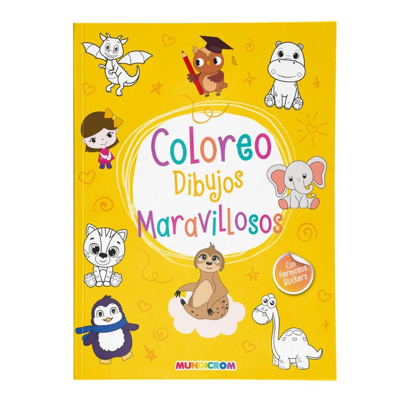MUNDICROM - COLOREO DIBUJOS MARAVILLOSOS... NEÓN
