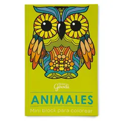 GENERICO - ANIMALES... MINI BLOCK DE COLOREAR