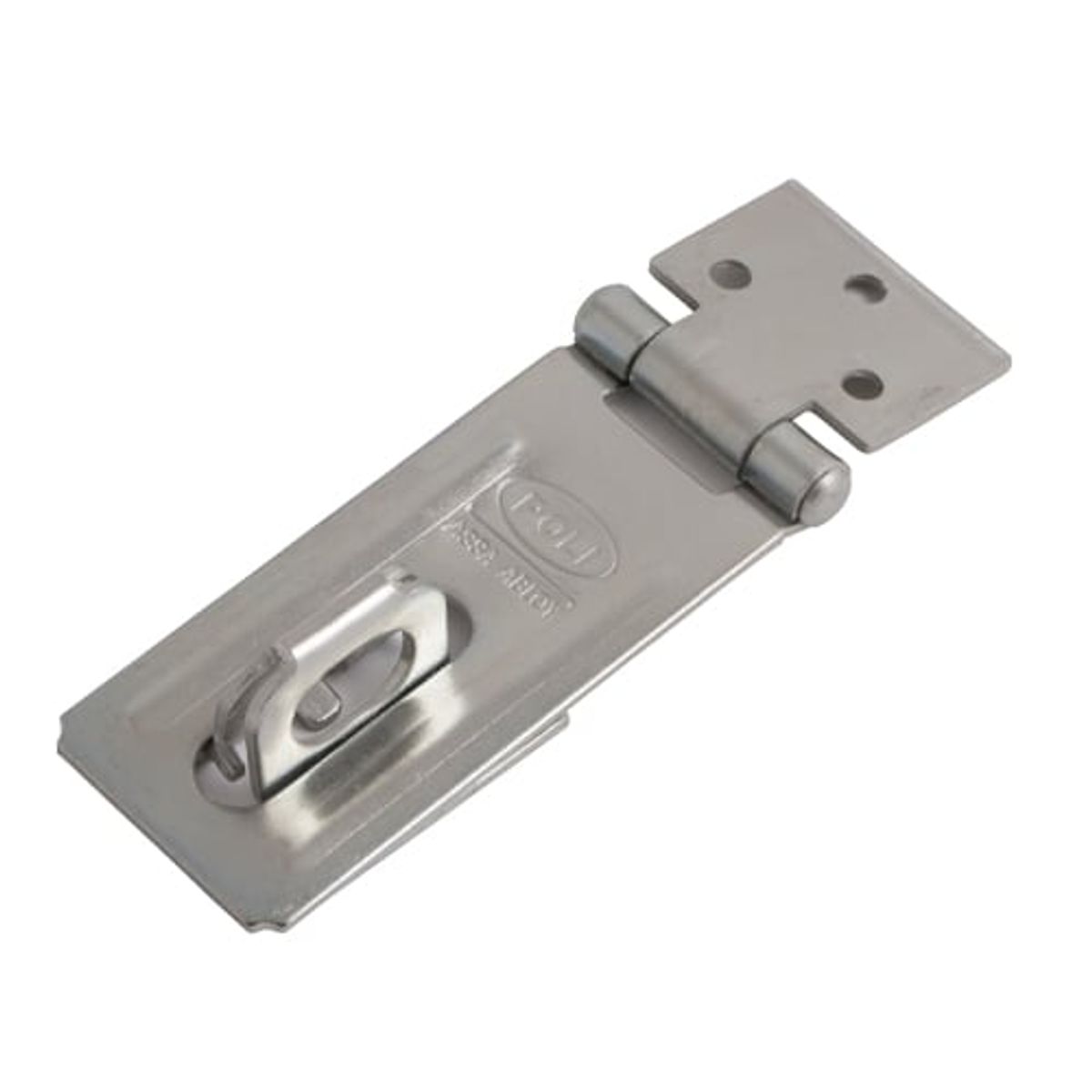 POLI - Portacandado Poli 2.5" Zincado Blanco