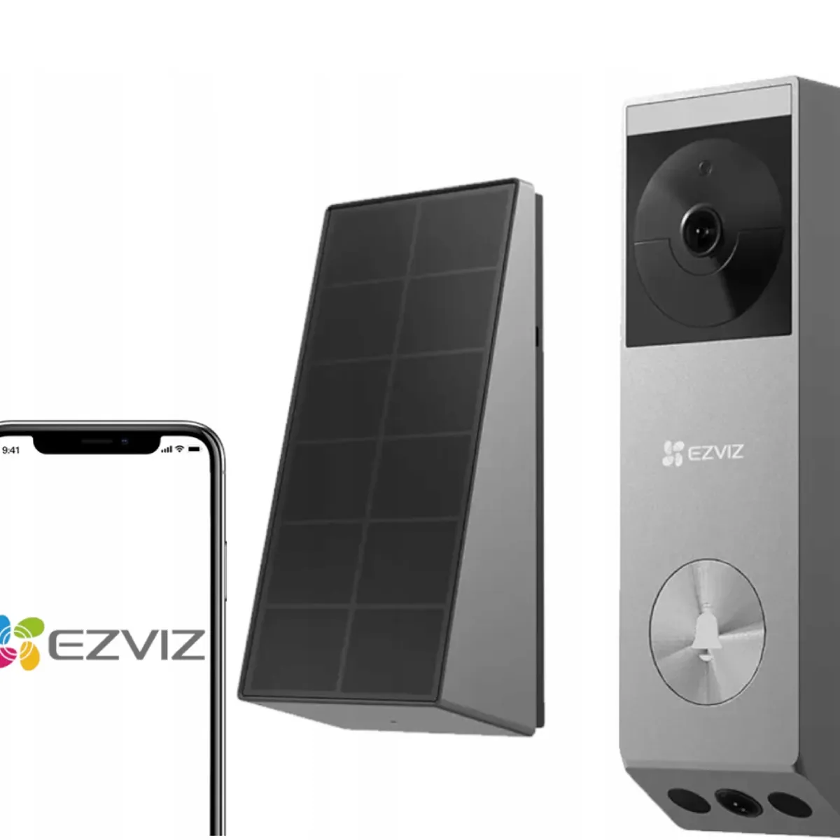 EZVIZ - Video Portero Dual 2k+1080p Cpanel Solar Ep3x Pro Ezviz