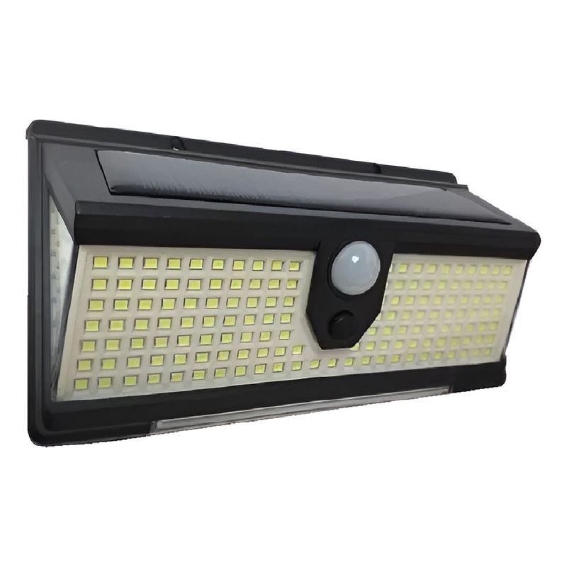 GENERICO - Reflector LED inalámbrico Qatar Shop focos led exterior solar 100W con luz luz fria y carcasa negro 220V