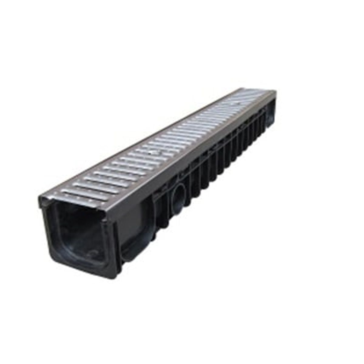 ARTHOME - 3 CANALETAS 100x100MM CON REJILLA SUPERIOR ACERO GALVANIZADO ARTHOME