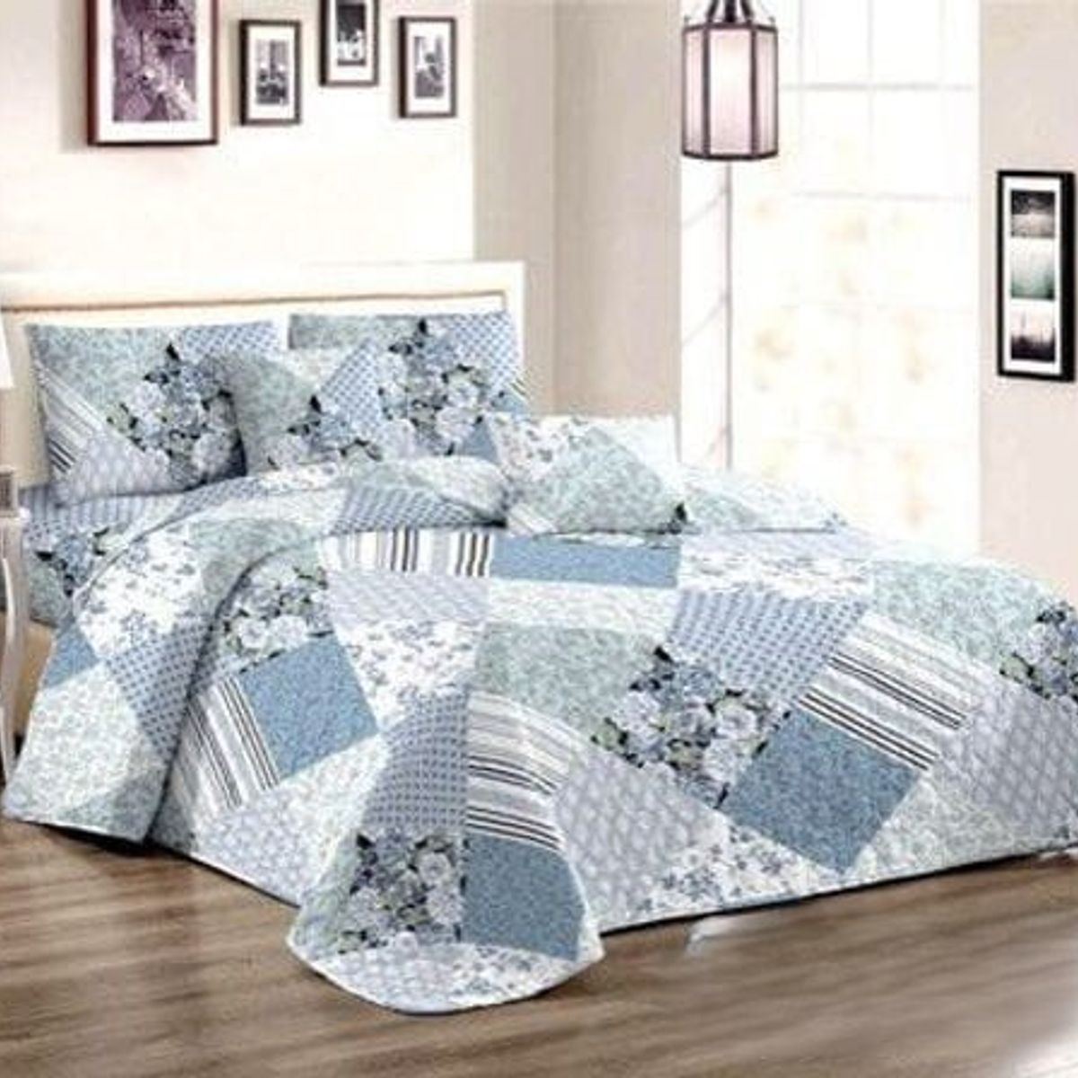 GENERICO - COBERTORES DE VERANO QUILTS REVERSIBLES