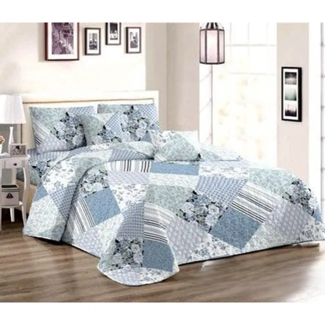 GENERICO - COBERTORES DE VERANO QUILTS REVERSIBLES