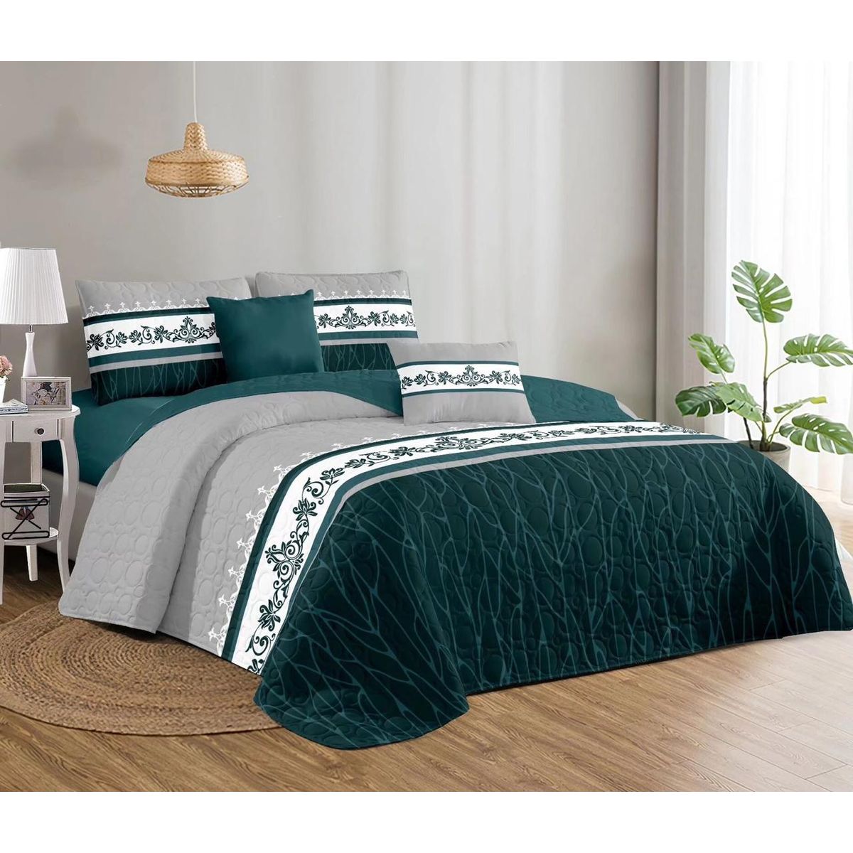 GENERICO - COBERTORES DE VERANO QUILTS REVERSIBLES