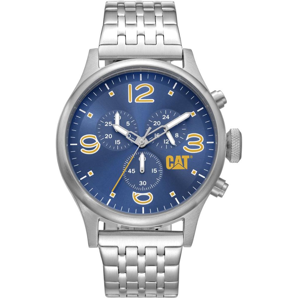 CAT - Reloj Cat Hombre QB-143-11-637 Diam Chrono - Plateado