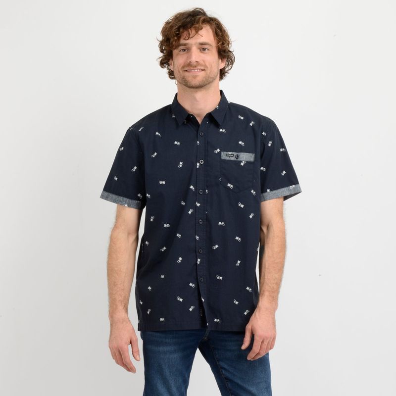 O'NEILL - CAMISA MANGA CORTA BLUSTER  AZUL