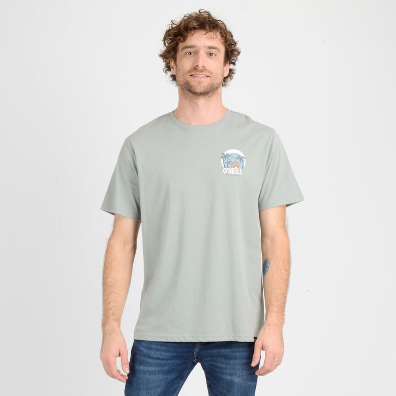 O'NEILL - POLERA MANGA CORTA REPEATER  VERDE