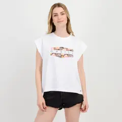 O'NEILL - POLERA MANGA CORTA BOTANIC BLANCO