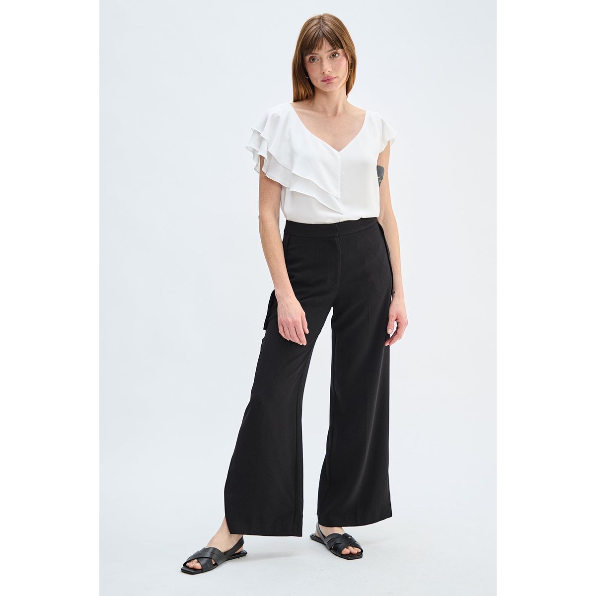 ASH - Pantalon Negro Mujer Ash