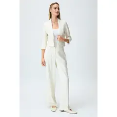 IO - Blazer Liso Beige