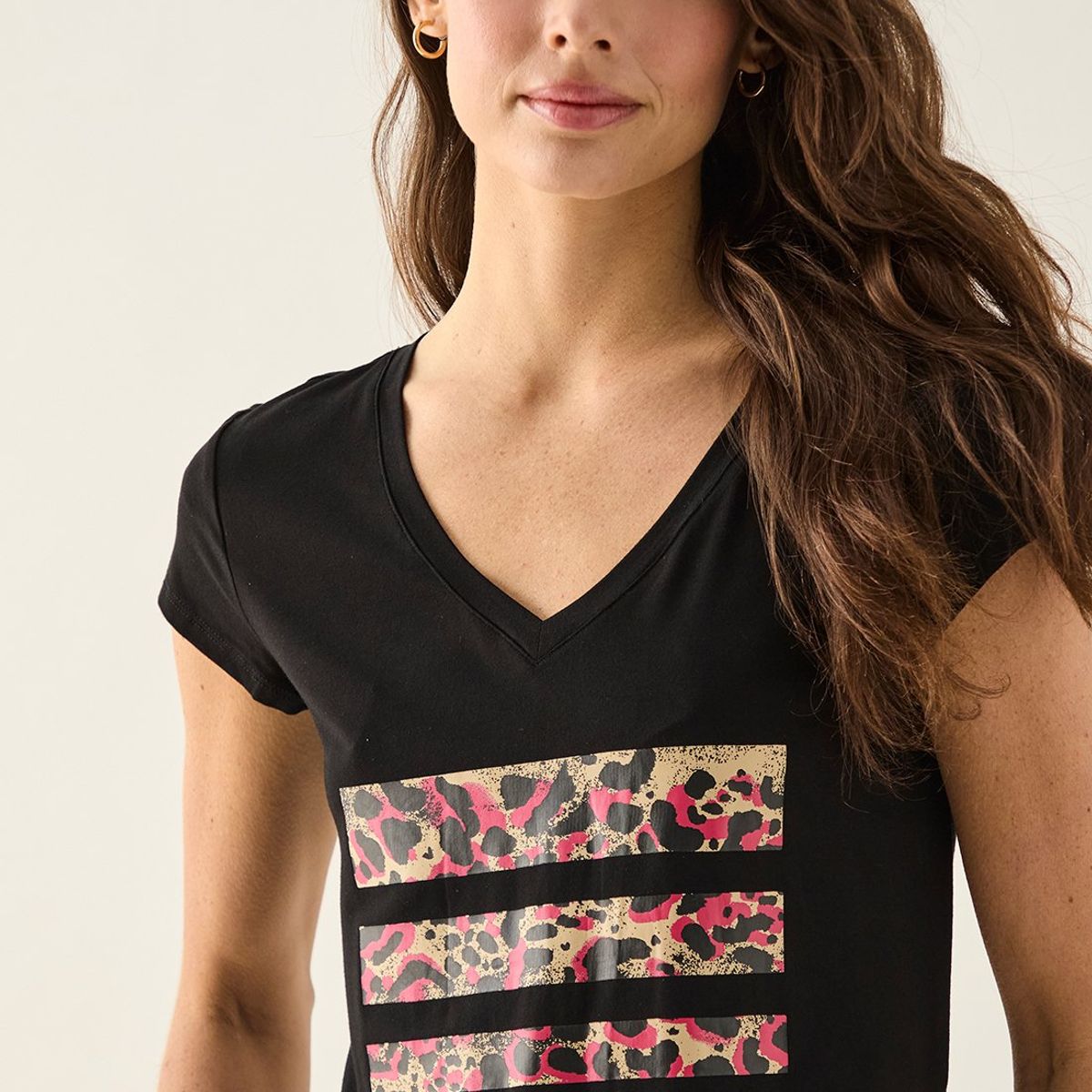 ASH - Polera Manga Corta Negro Mujer Ash