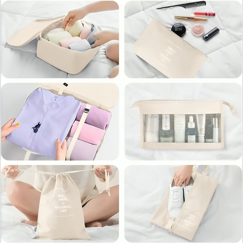 OEM - Bolsas De Viaje 8 En 1 Bolsas Organizadoras De Viaje Maleta