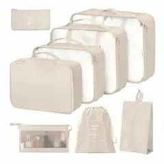 OEM - Bolsas De Viaje 8 En 1 Bolsas Organizadoras De Viaje Maleta