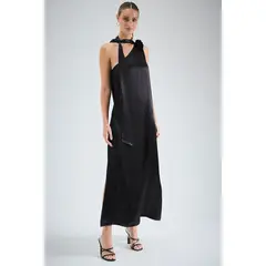 IO - Vestido Largo Negro Mujer