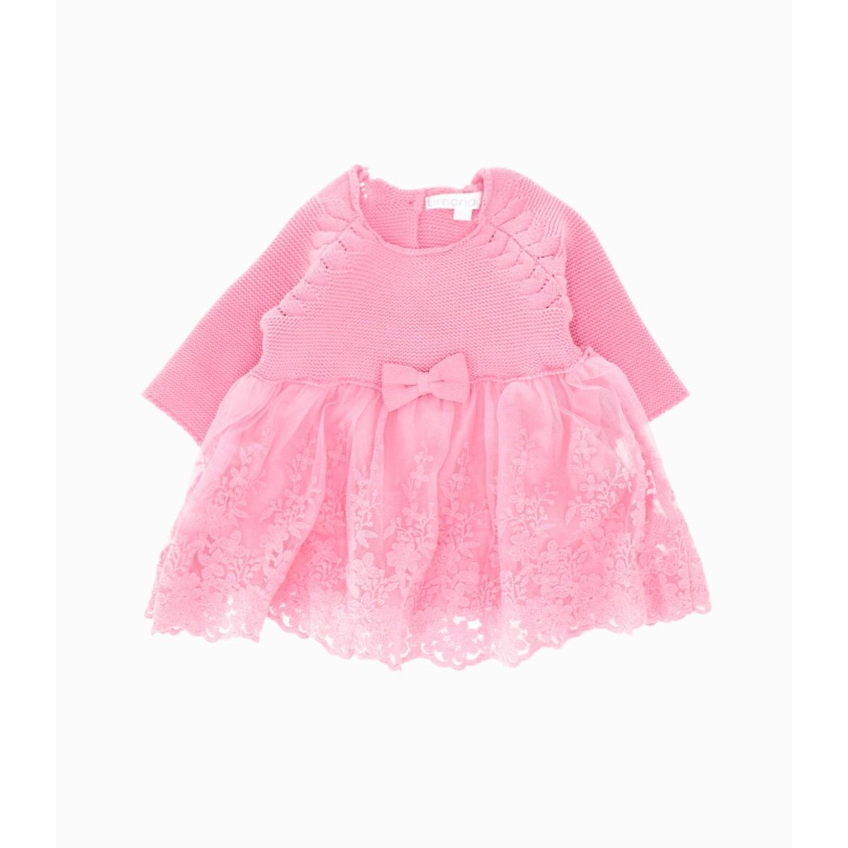 LIMONADA - Vestido recién nacida tejido Coral Limonada