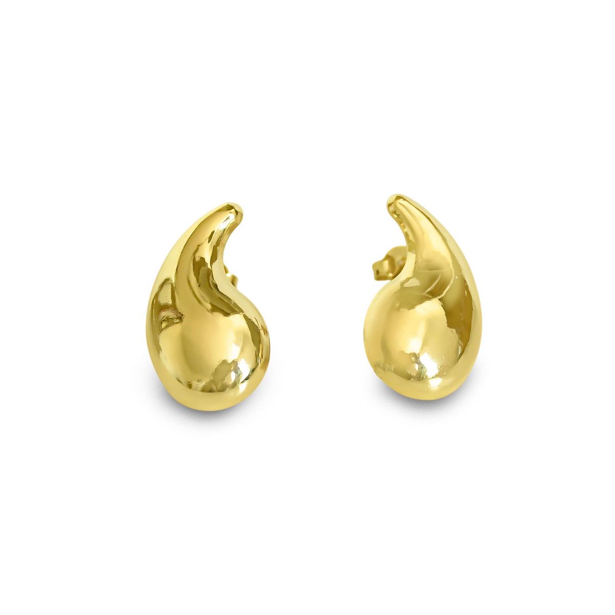 COGGIOLA - Aros Valentina Gota Enchapado Oro 18K
