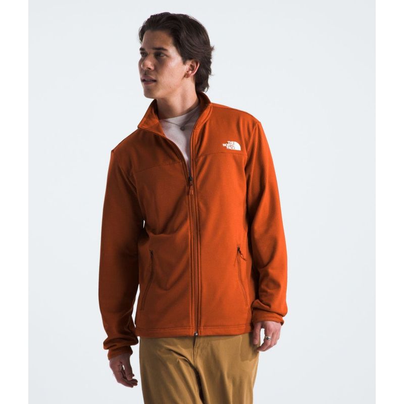 THE NORTH FACE - Polar Cedar Trail Grid Hombre Naranja