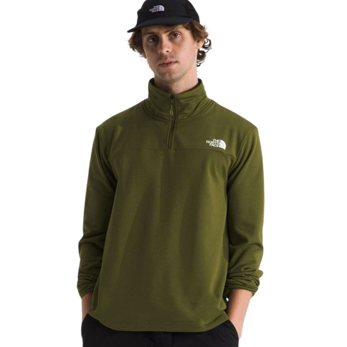 THE NORTH FACE - Polar Cerda 1/4 Zip Hombre Verde