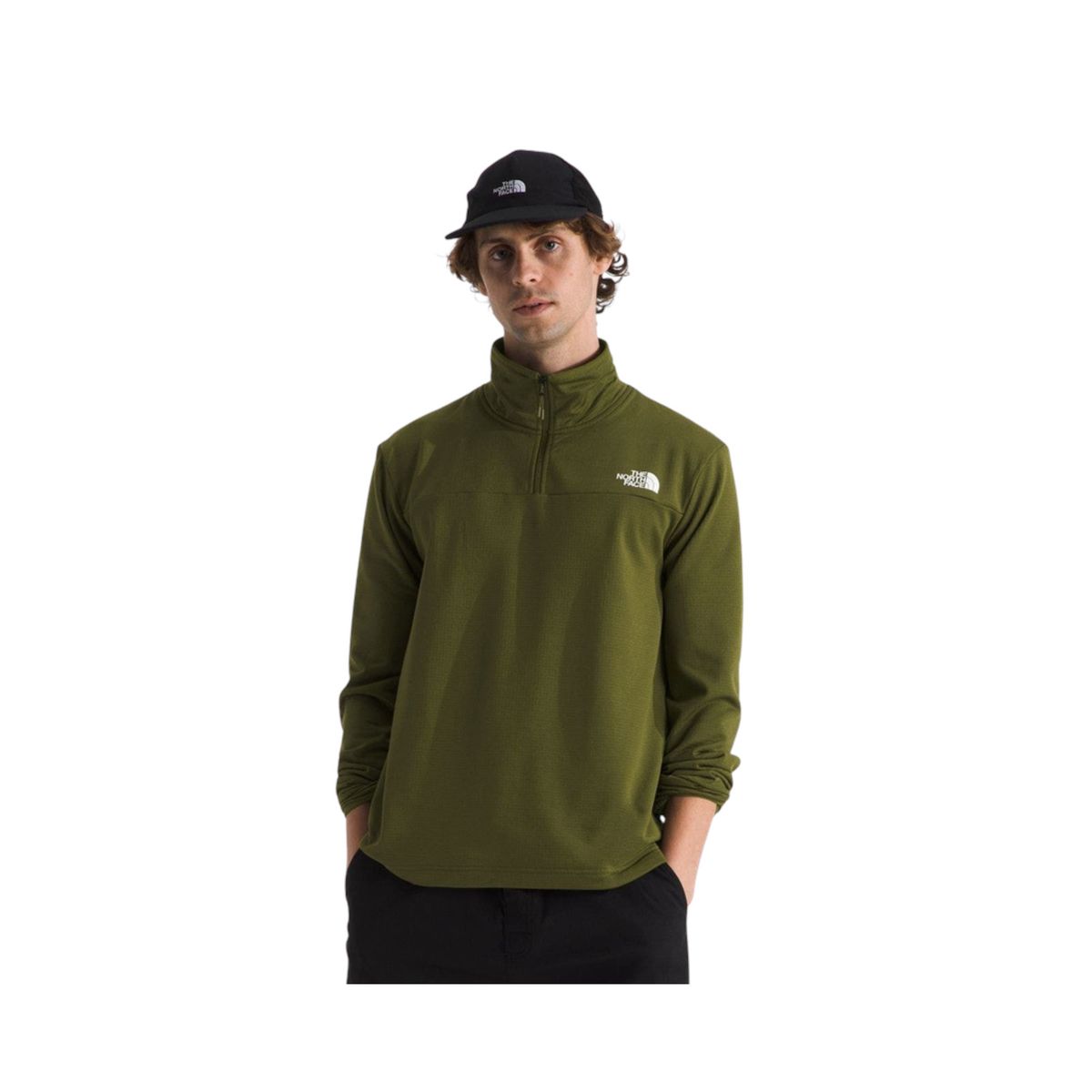 THE NORTH FACE - Polar Cerda 1/4 Zip Hombre Verde