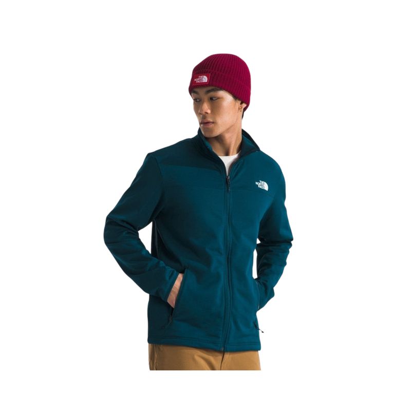 THE NORTH FACE - Polar Cedar Trail Grid Full Zip Hombre Azul