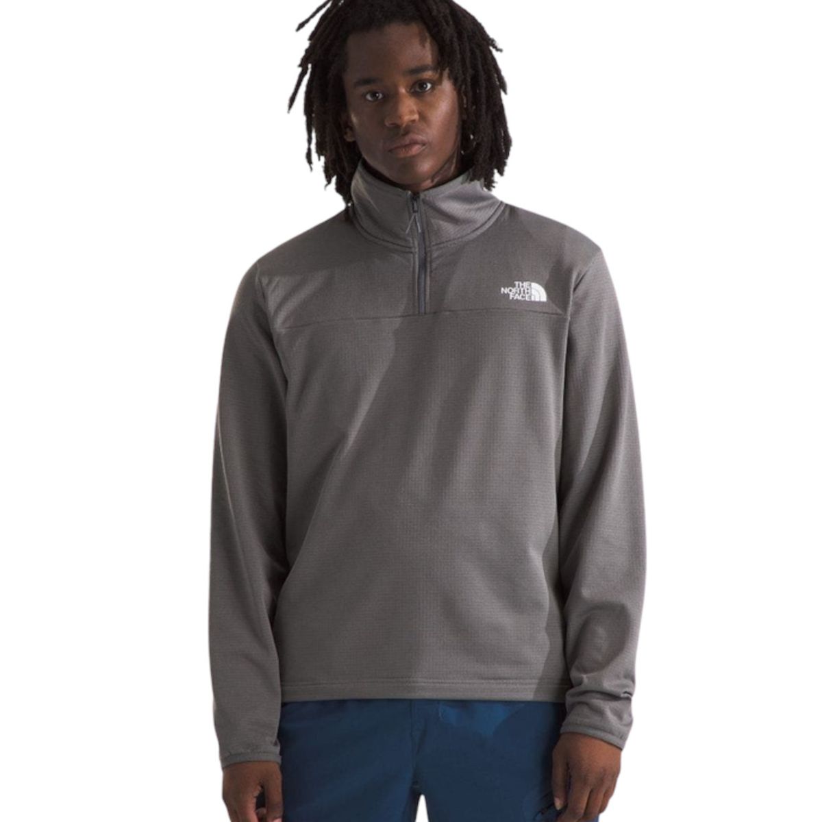THE NORTH FACE - Polar Cerda 1/4 Zip Hombre Gris
