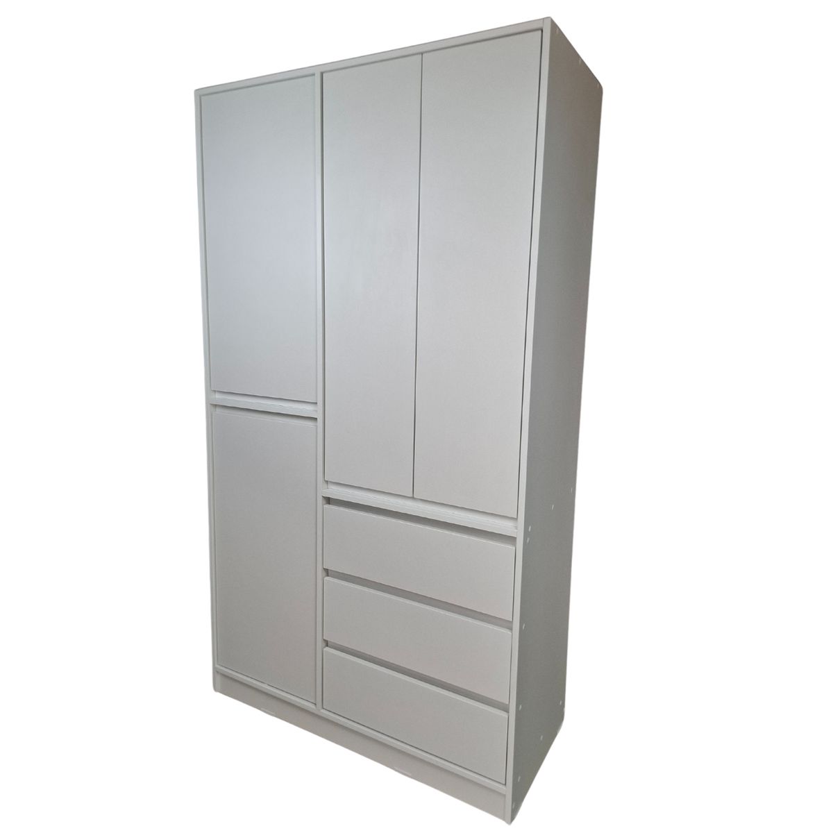 MUEBLES KIDS - Closet 3 puertas , 3 cajones blanco Deco