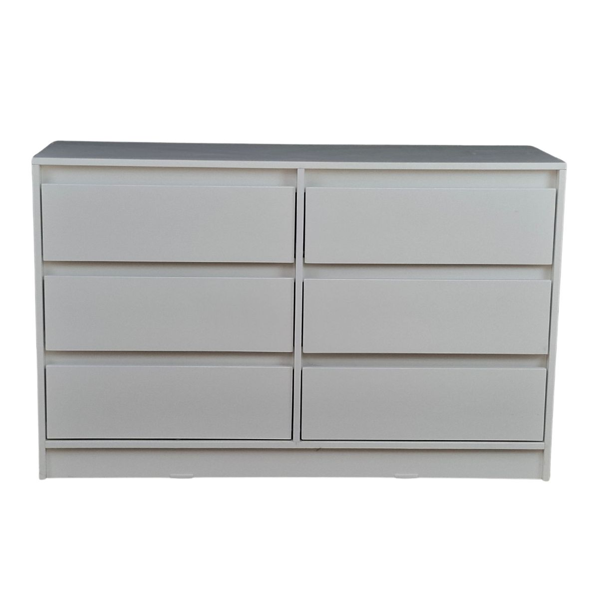 MUEBLES KIDS - Cómoda de 6 cajones blanca Deco