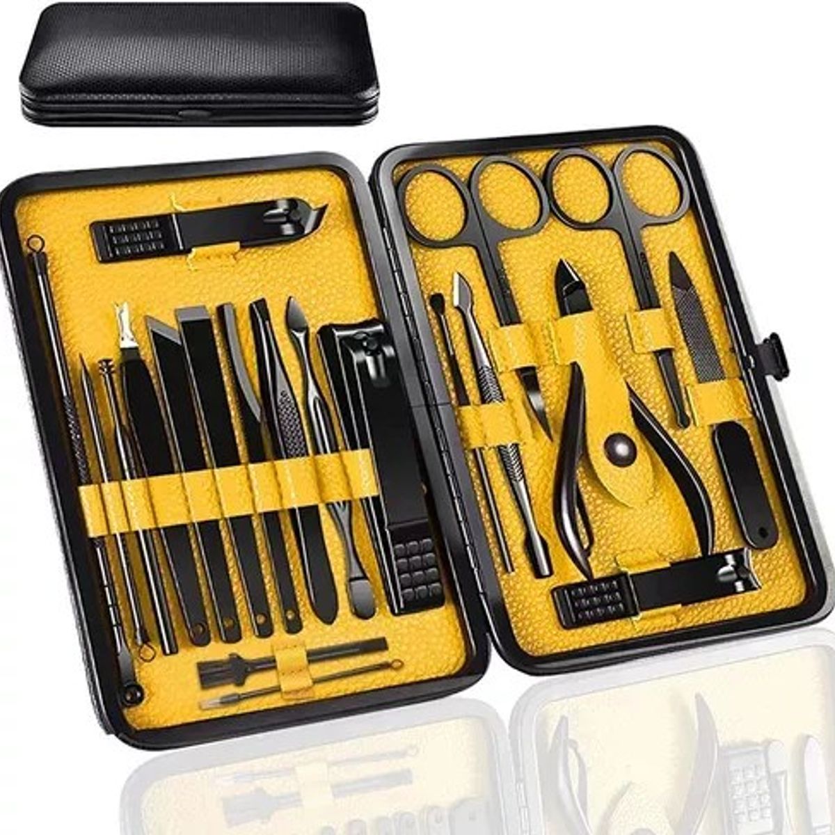 GENERICO - Caja de cortauñas de manicura y aseo 20 piezas