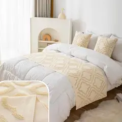 TODOHOGAR SANTIAGO DE CHILE - Piecera Bordada Beige