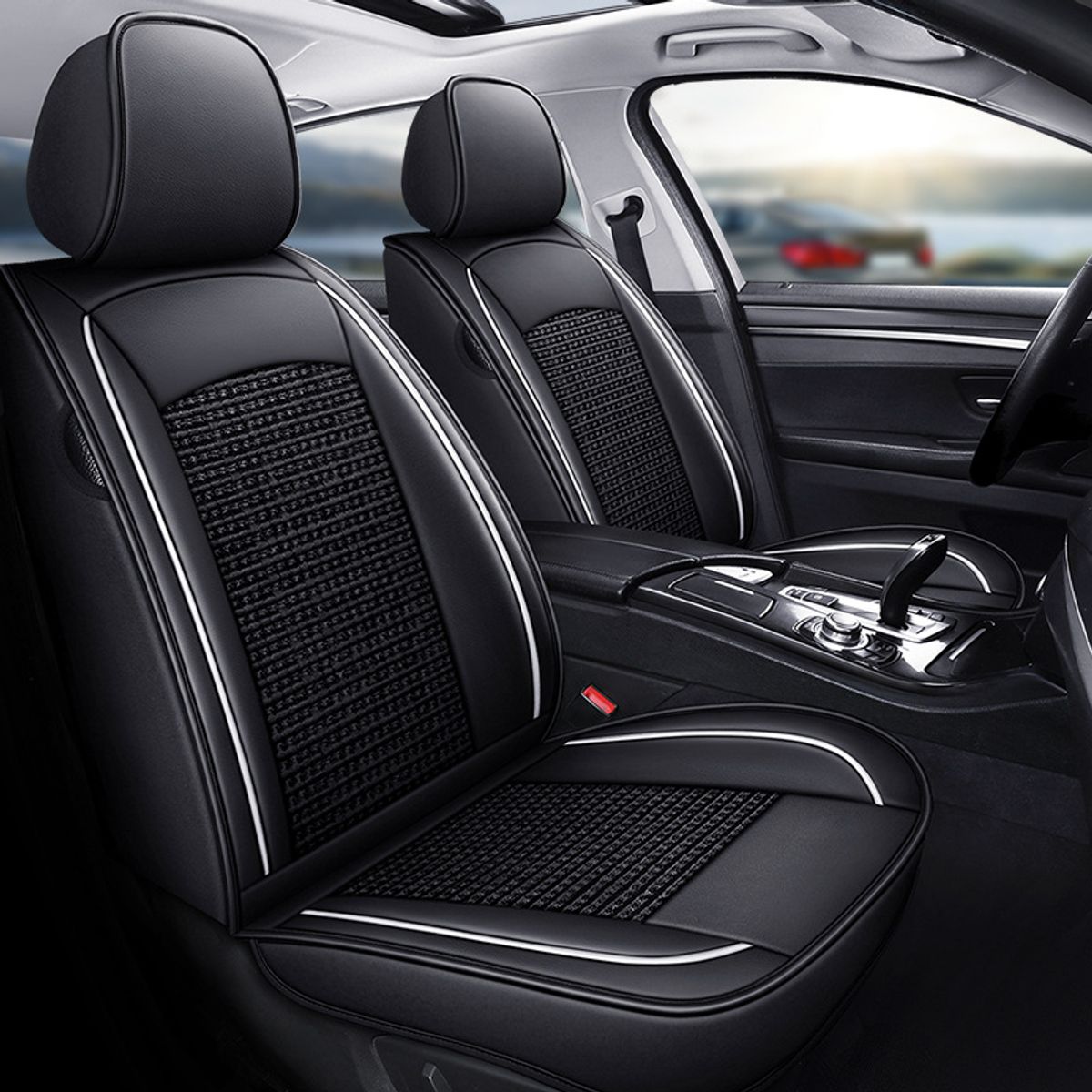 GENERICO - Fundas De Asiento Auto De Cuero Calidad Universal Respirable