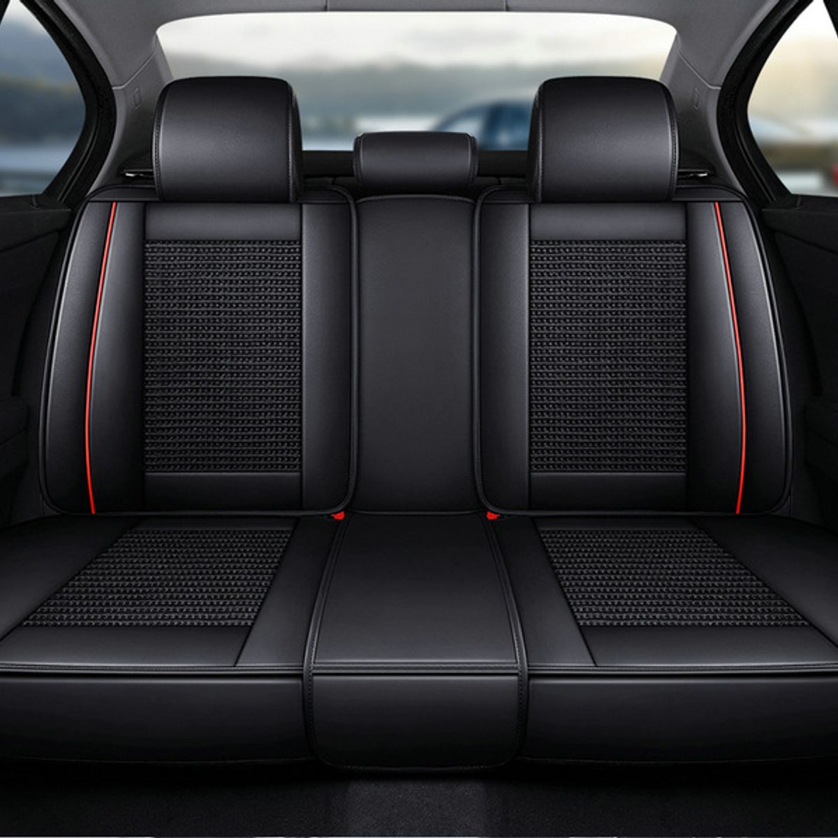 GENERICO - Fundas De Asiento Auto De Cuero Calidad Universal Respirable