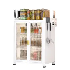 GENERICO - Organizador Escurridor Secador Loza Plato 3 Niveles 2 Puerta