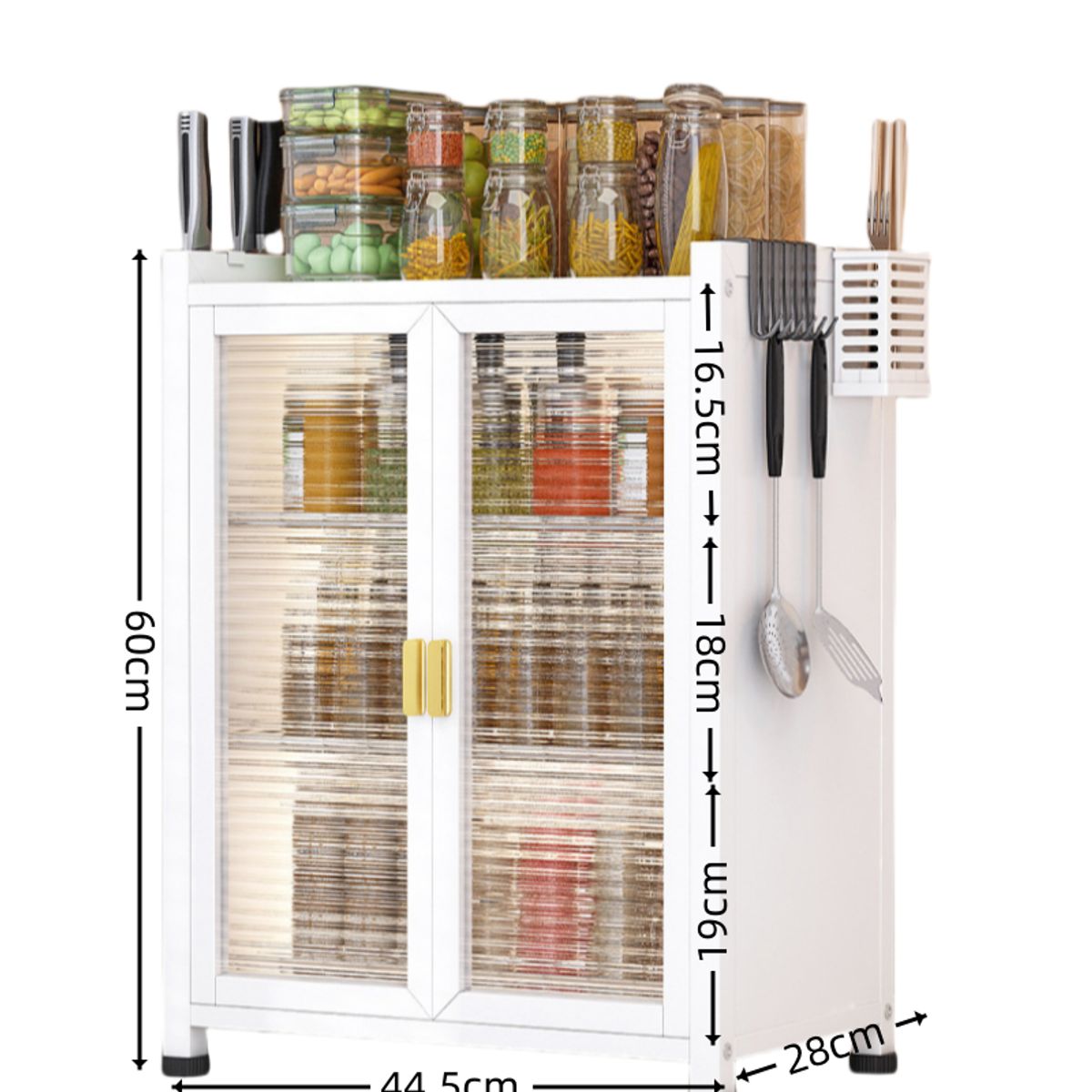 GENERICO - Organizador Armario Prueba De Polvo 3 Niveles 2 Puerta