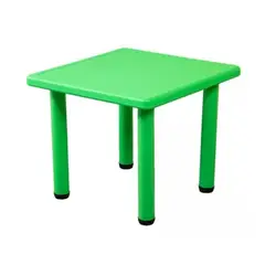 JUGUETON - Mesa Infantil Cuadrada Verde