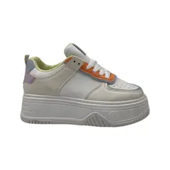 PAND G - Zapatilla Blanca Plataforma