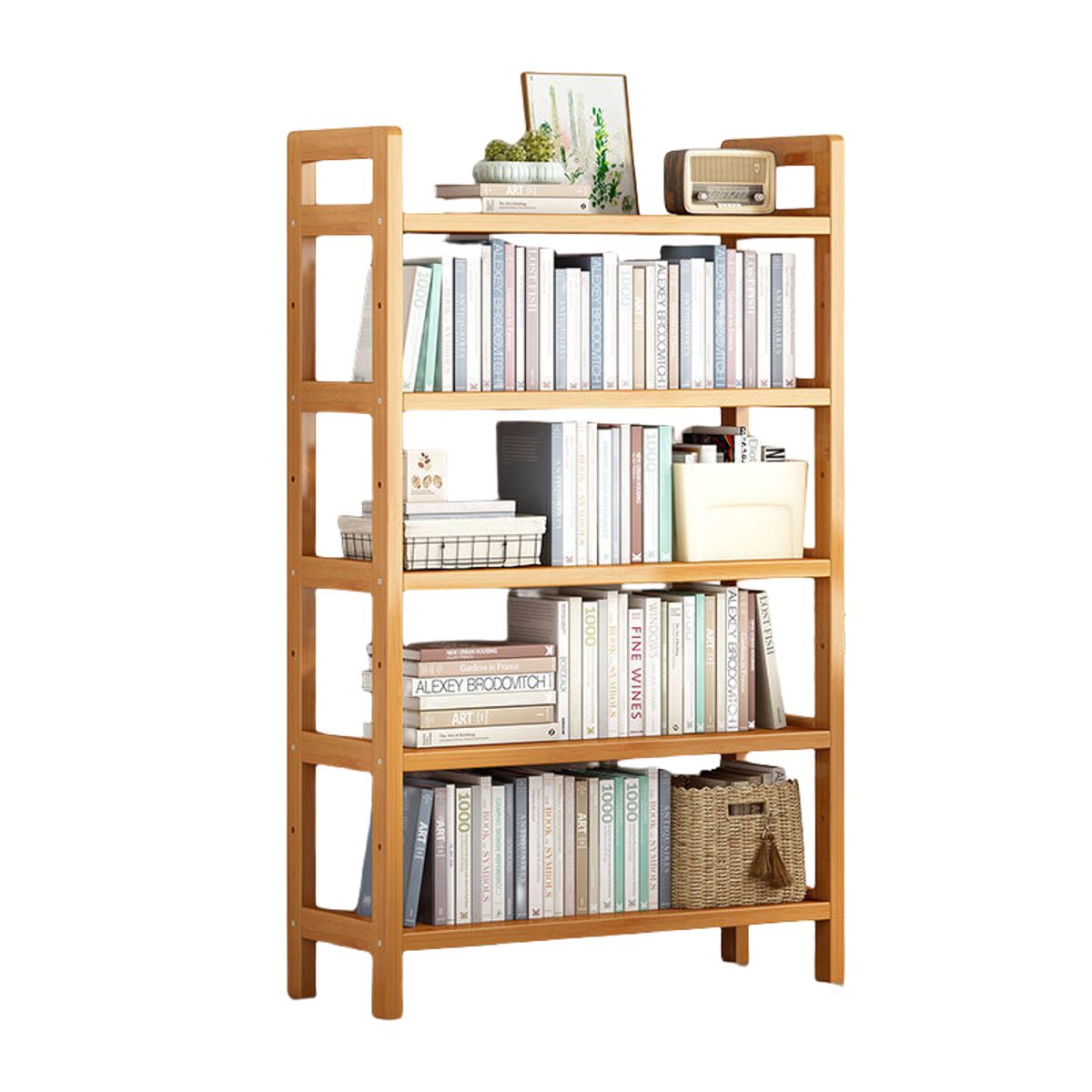 GENERICO - Estante De Bambú 5 Niveles Organizador Cocina Baño