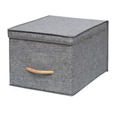 GENERICO - Caja de Almacenamiento de Lino Grande