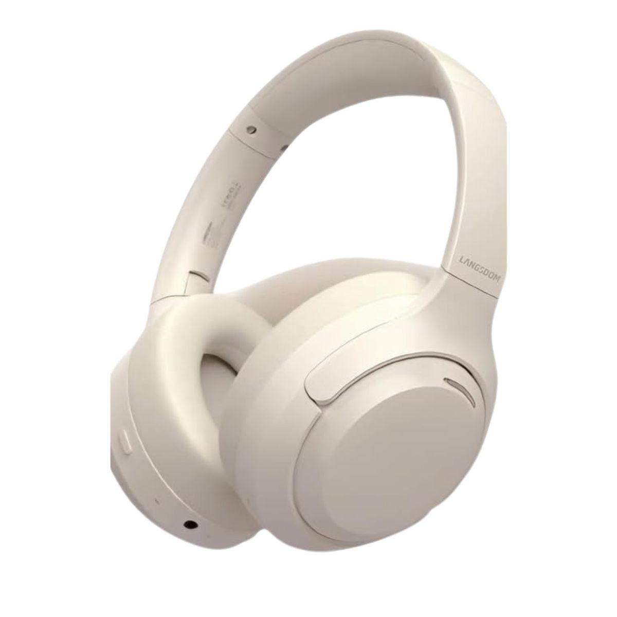 LANGSDOM - Audífonos Bluetooth ANC ENC Larga Duración Langsdom HBN07 Beige