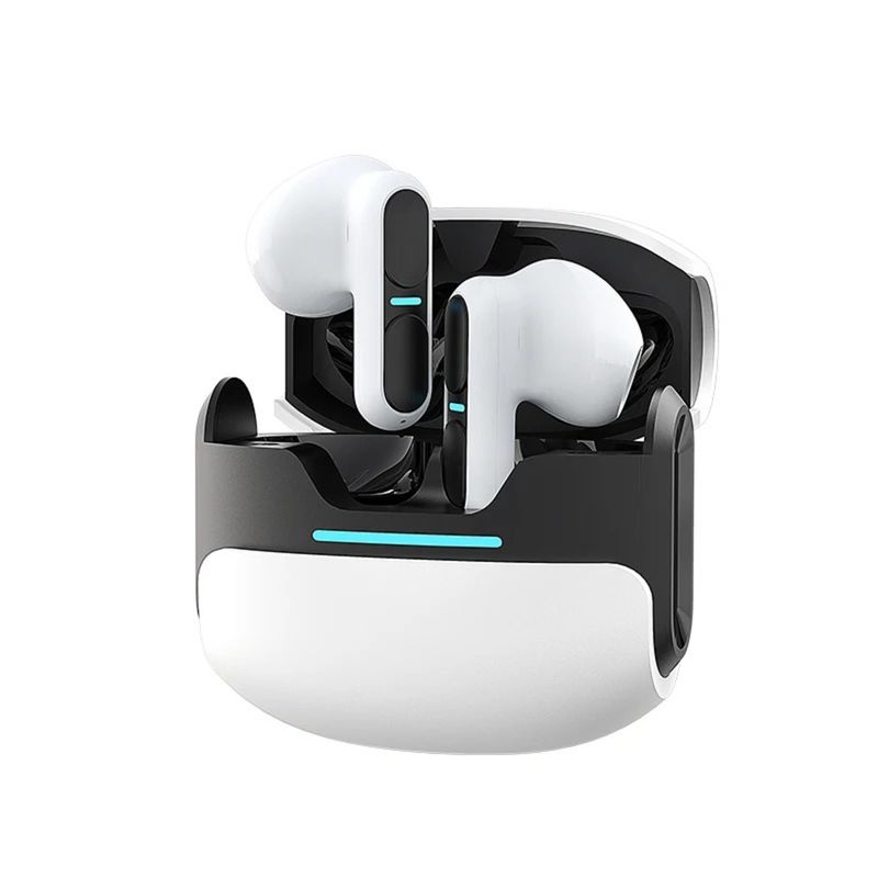 LANGSDOM - Audífonos Gamer Inalámbricos TWS ENC IPX5 Langsdom TG11 Blanco