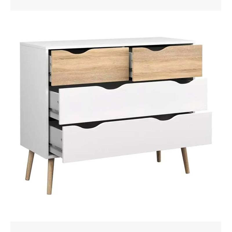 CORI CORI - Cómoda 6 cajones Blanca Madera
