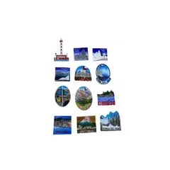 GENERICO - Imanes Magnetos Ciudades De Chile Regalo Souvenir Pack 12 Ud