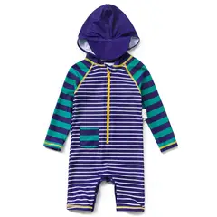 BONVERANO - Traje De Baño Con Capucha Bebé Niños Protección Solar UV
