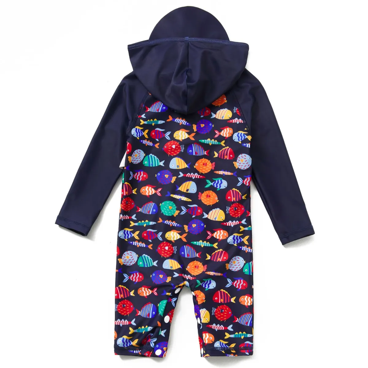 BONVERANO - Traje De Baño Con Capucha Bebé Niños Protección Solar UV