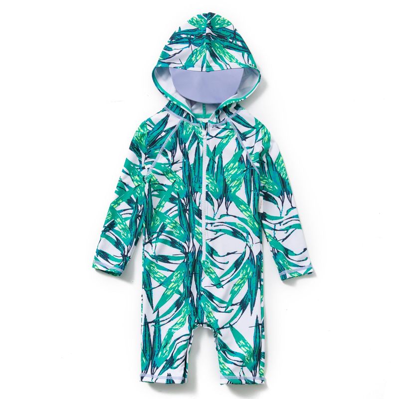 BONVERANO - Traje De Baño Con Capucha Bebé Niños Protección Solar UV