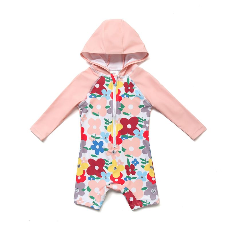 BONVERANO - Traje De Baña Con Capucha Bebé Niños Protección Solar UV