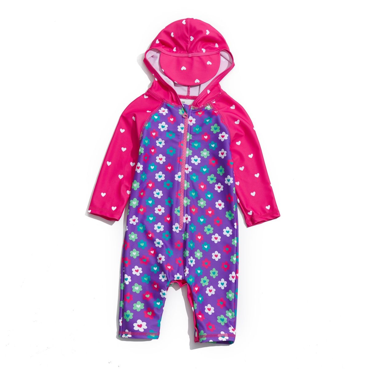 BONVERANO - Traje De Baña Con Capucha Bebé Niños Protección Solar UV